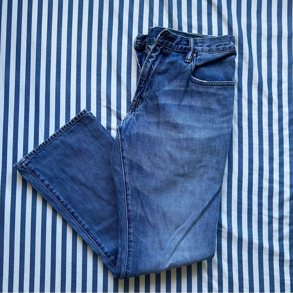 GAP Men's Bootcut Denim Jeans in Blue Size 32x30